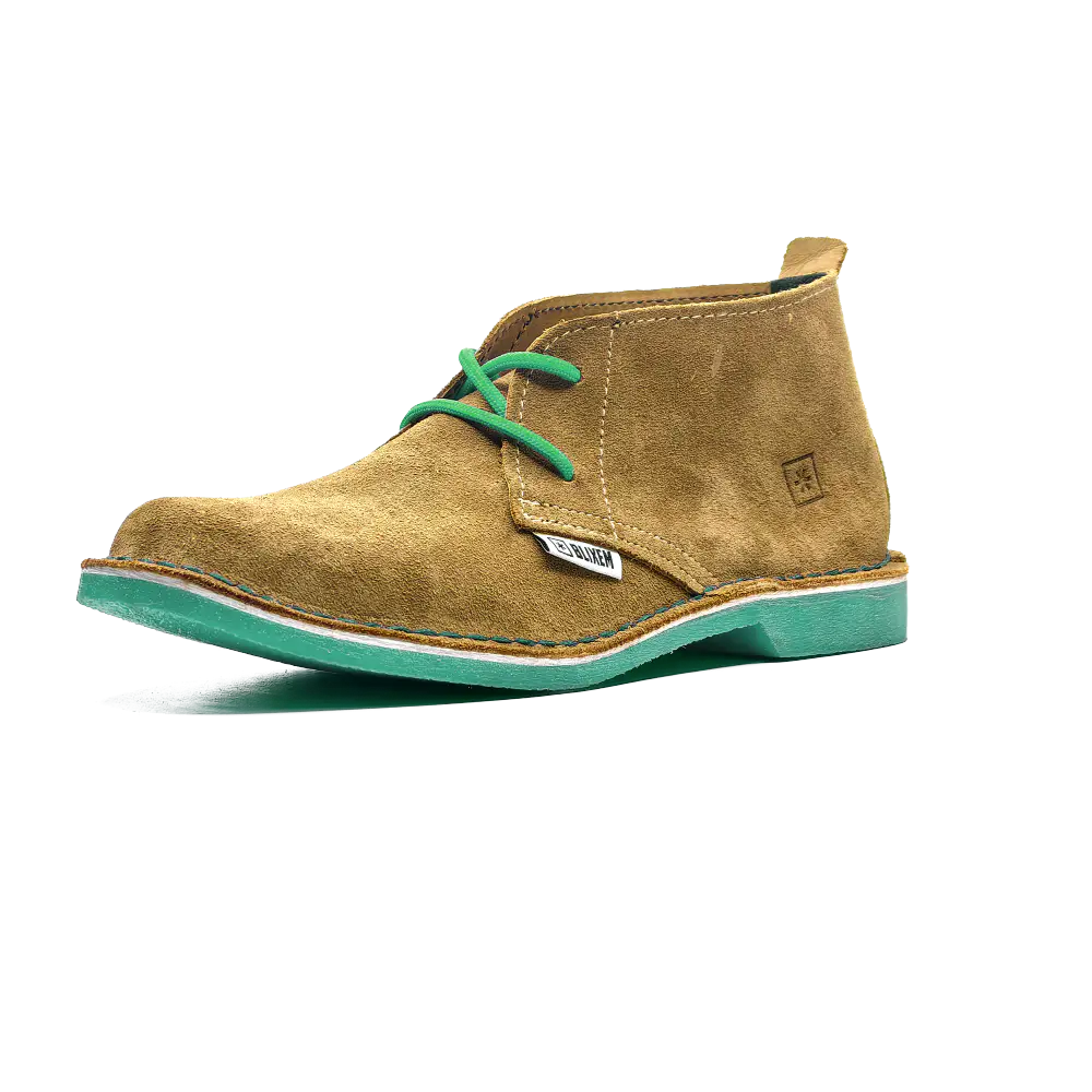 Boere Nooi Ladies Vellies | Light Brown Suede