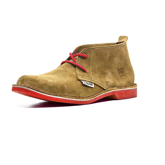 Boere Ou Mens Vellie Boot | Light Brown & Colour Soles