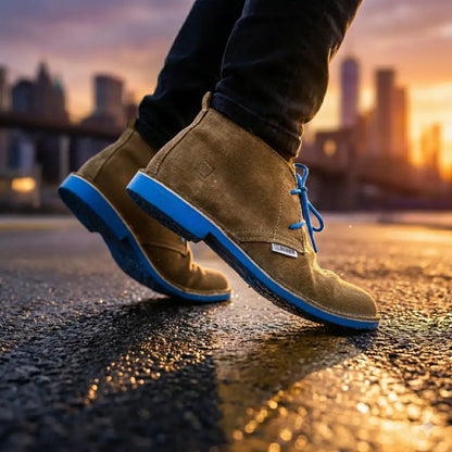 Boere Ou Mens Vellie Boot | Light Brown & Colour Soles