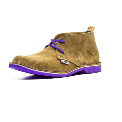 Boere Nooi Ladies Vellies | Light Brown Suede