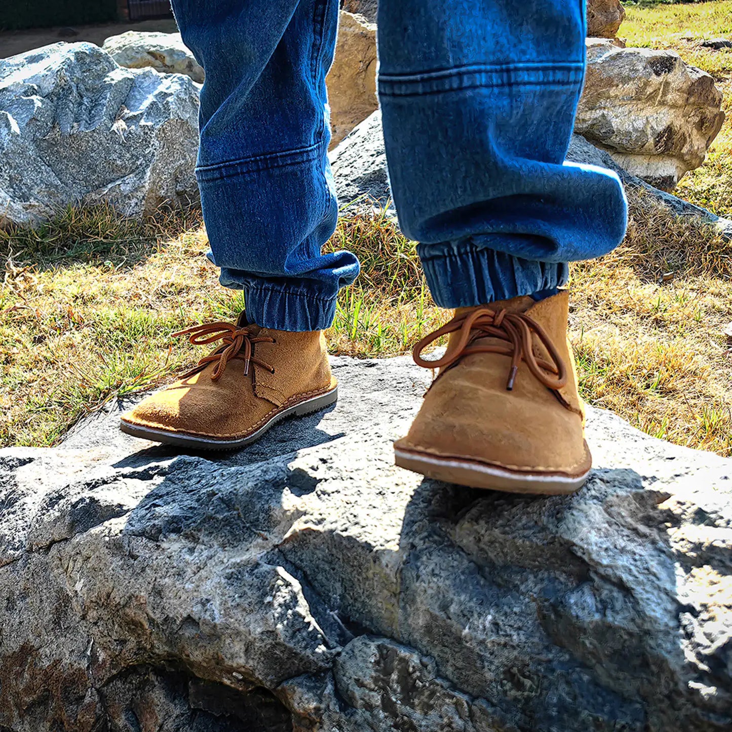 Kids OG Vellies for Boys | Tan - My Store