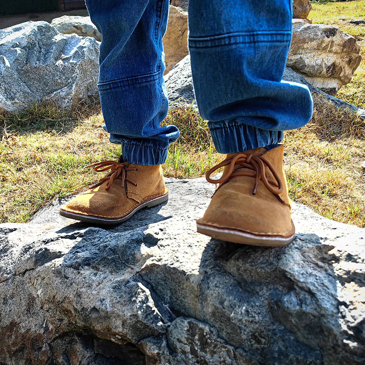 Kids OG Vellies for Boys | Tan - My Store