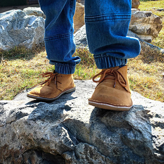 Kids OG Vellies for Boys | Tan - My Store