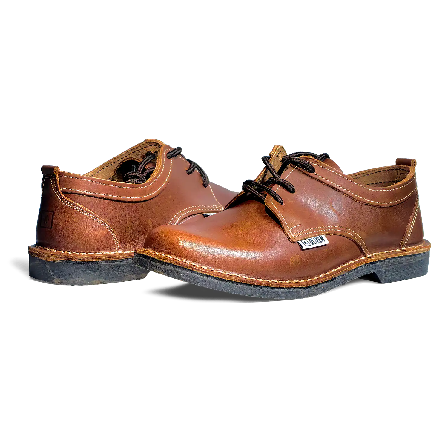 Netjiese Ou Leather Shoes | Red Tan