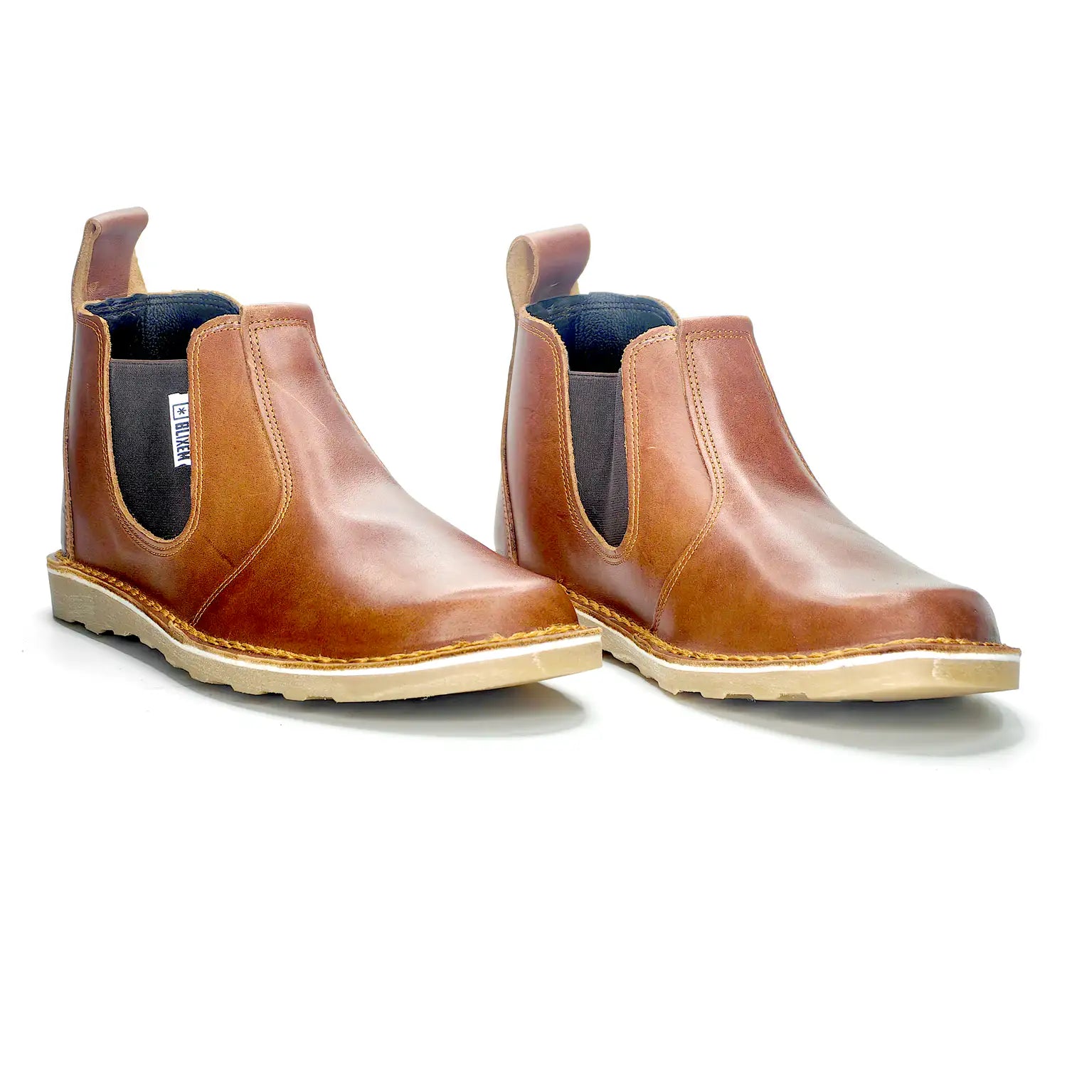 Slip-On Chelsea Mens Vellie Boot | Red Tan