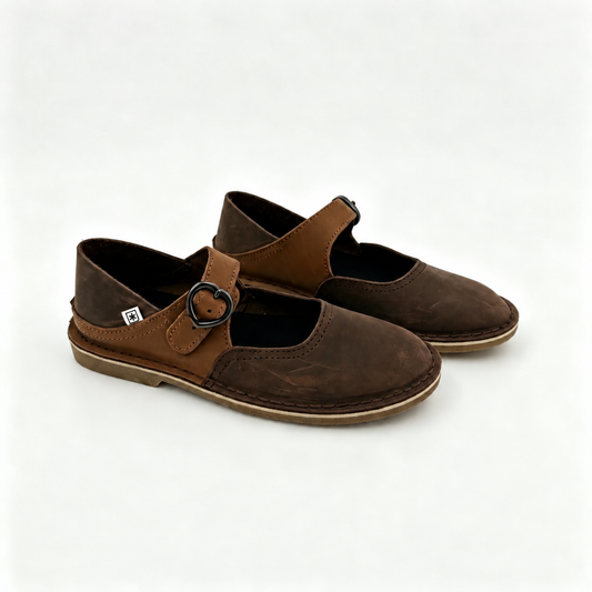 Safari Jane Vellies – Mocha Nubuck Leather