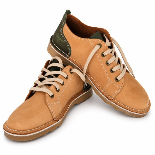 Blixem Straat Mens Vellies | Tan