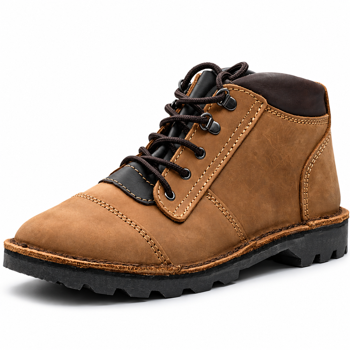 The Outlander – Tan Nubuck Leather Vellie Boot