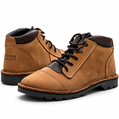 The Outlander – Tan Nubuck Leather Vellie Boot