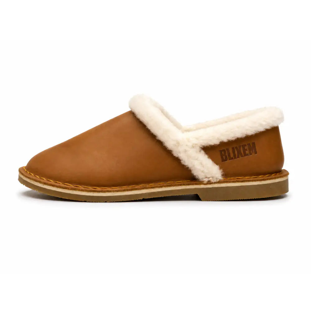 The Snuggler Vellie Slippers - Tan