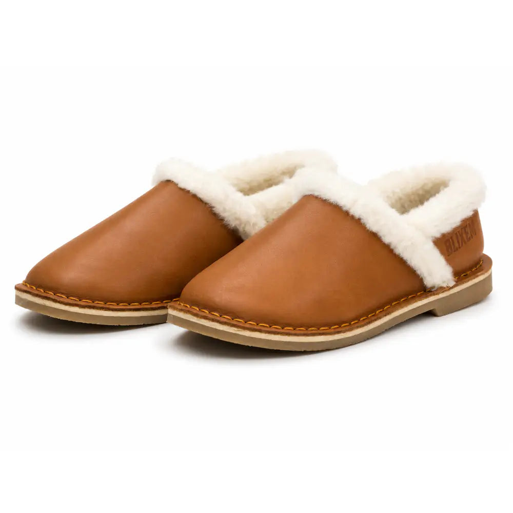 The Snuggler Vellie Slippers - Tan